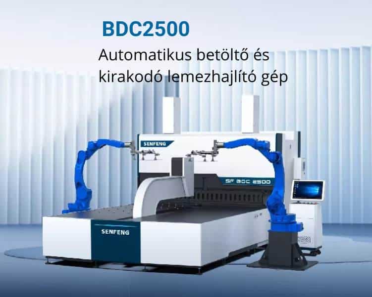 SENFENG BDC2500 automata lemezhajlító gép automata ki és berakodó rendszerrel
