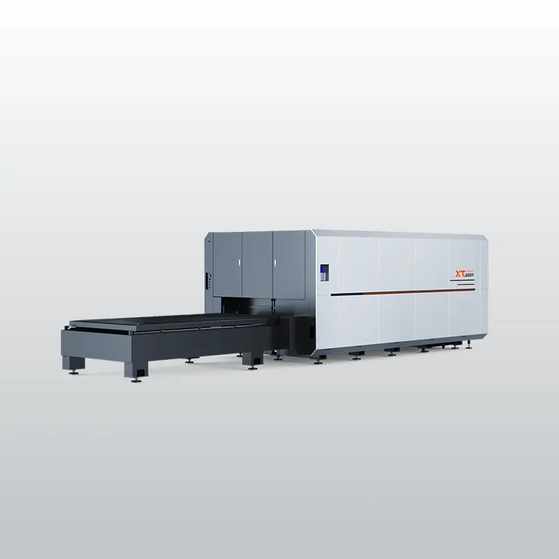 XT-Laser GPX széria nagy sebességű ipari fiber lézervágó gép adagoló tálcával