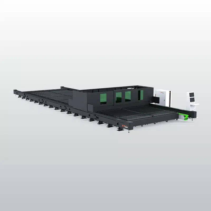 XT-Laser L széria ultra nagyformátumú fiber lézervágó gép oldalról