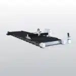 XT-LASER W25125 nagyteljesitményű lézervágó gép nagy munkaterülettel jobb oldalról nézve
