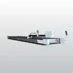 XT-LASER W25125 nagyteljesitményű lézervágó gép nagy munkaterülettel oldalról nézve